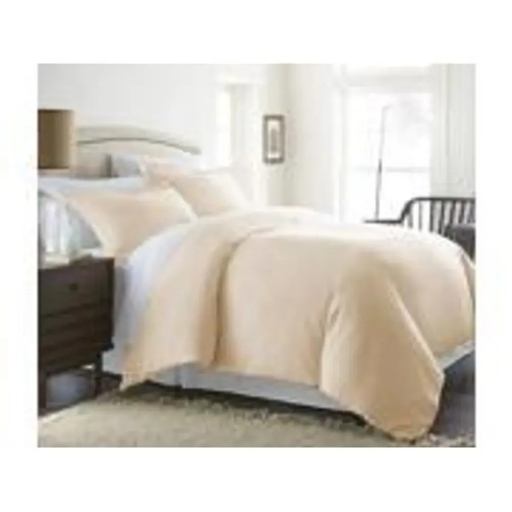 Simply Soft Ivory 3 Piece Duvet Cover Set Full Queen Microfiber Cream NEW